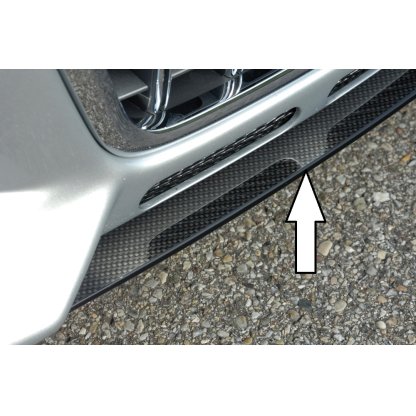 Rieger lipa pod přední nárazník Rieger pro Audi A3 8P 3-dvéř., 5-dvéř. před faceliftem, -05/05, plast ABS s povrchovou úpravou Carbon-Look