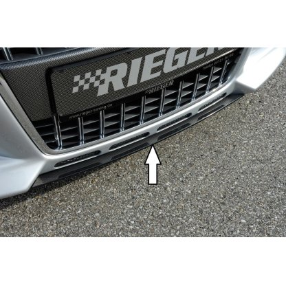 Rieger lipa pod přední nárazník Rieger pro Audi A3 8P 3-dvéř., 5-dvéř. před faceliftem, -05/05, plast ABS s povrchovou úpravou Carbon-Look