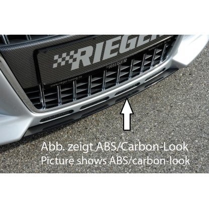 Rieger lipa pod přední nárazník Rieger pro Audi A3 8P 3-dvéř., 5-dvéř., Sportback, 06/05-06/08, plast ABS bez povrchové úpravy