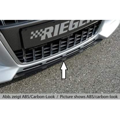 Rieger lipa pod přední nárazník Rieger pro Audi A3 8P 3-dvéř. před faceliftem, -05/05, plast ABS bez povrchové úpravy, pod přední nárazník Rieger obj. kód Y 00056750/51
