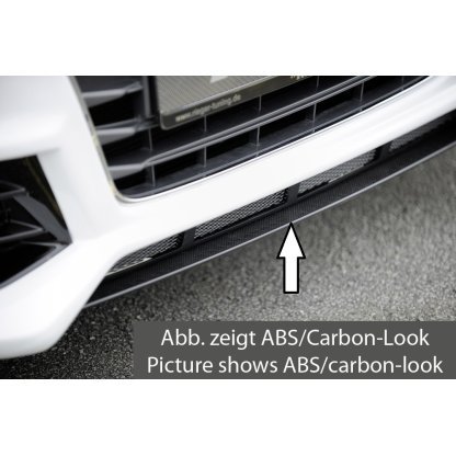 Rieger lipa pod přední nárazník Rieger pro Audi A3 8V 3-dvéř. (hatchback 8V1), 5-dvéř. (sportback 8VA) před faceliftem, 07/12-08/16, plast ABS bez povrchové úpravy, pod přední nárazník Rieger obj. kód K 00056790/91/92/93