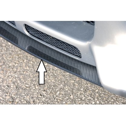 Rieger lipa pod přední nárazník Rieger pro Audi A4 8E avant, sedan, 11/00-10/04, plast ABS s povrchovou úpravou Carbon-Look