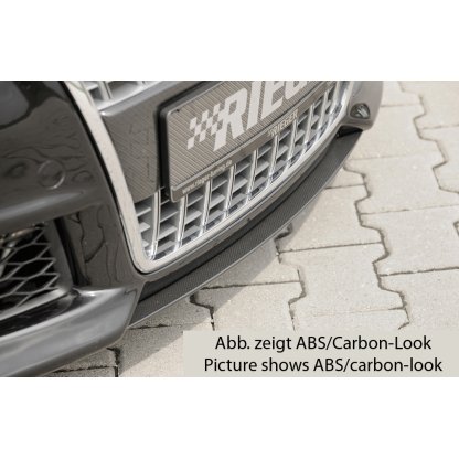 Rieger lipa pod přední nárazník Rieger pro Audi A4 8H kabriolet před faceliftem, 04/02-12/05, plast ABS bez povrchové úpravy