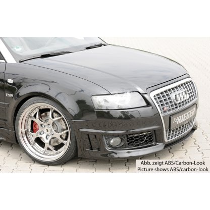 Rieger lipa pod přední nárazník Rieger pro Audi A4 8H kabriolet před faceliftem, 04/02-12/05, plast ABS bez povrchové úpravy