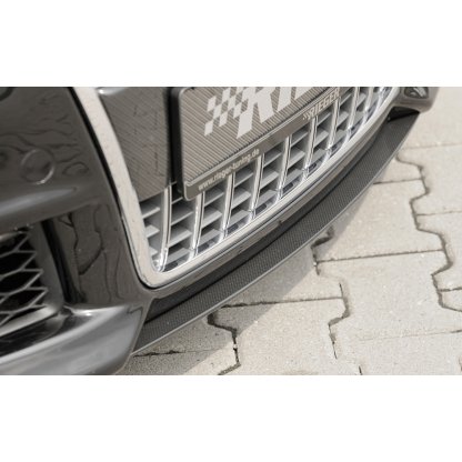 Rieger lipa pod přední nárazník Rieger pro Audi A4 8H kabriolet před faceliftem, 04/02-12/05, plast ABS s povrchovou úpravou Carbon-Look
