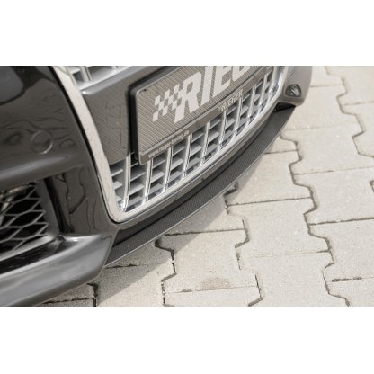 Rieger lipa pod přední nárazník Rieger pro Audi A4 8H kabriolet před faceliftem, 04/02-12/05, plast ABS s povrchovou úpravou Carbon-Look