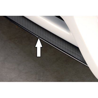 Rieger lipa pod přední nárazník Rieger pro Audi A5 B8, B81 kabriolet, kupé, Sportback před faceliftem, 06/07-07/11, plast ABS s povrchovou úpravou Carbon-Look, pod přední spoiler Rieger obj. kód K 00055411