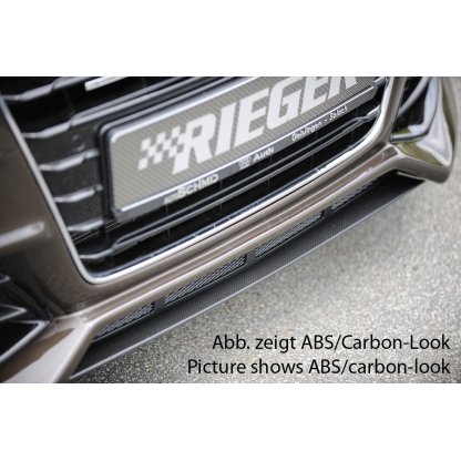 Rieger lipa pod přední nárazník Rieger pro Audi A5 S5 B8, B81 kabriolet, kupé, Sportback po faceliftu, 10/11-06/16, plast ABS bez povrchové úpravy, pod přední nárazník Rieger obj. kód K 00055460/61/62/63