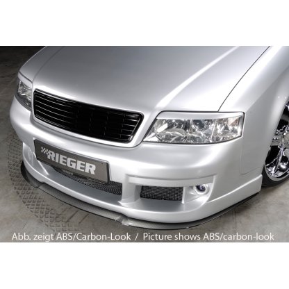 Rieger lipa pod přední nárazník Rieger pro Audi A6 4B avant, sedan vč. faceliftu, 01/97-06/01, 07/01-, plast ABS bez povrchové úpravy