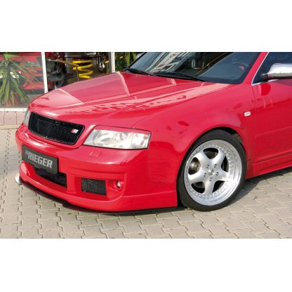 Rieger lipa pod přední nárazník Rieger pro Audi A6 4B avant, sedan vč. faceliftu, 01/97-06/01, 07/01-, plast ABS bez povrchové úpravy