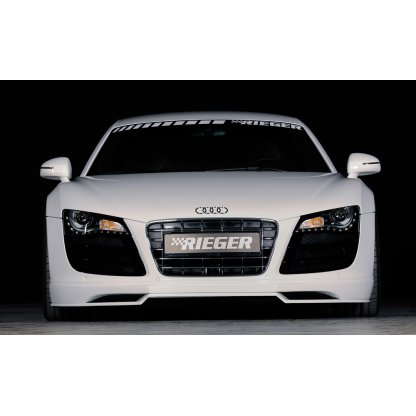 Rieger lipa pod přední nárazník Rieger pro Audi R8 42 kupé, spyder, 04/07-, plast ABS bez povrchové úpravy