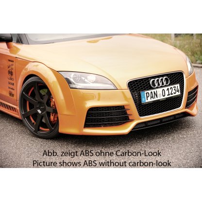 Rieger lipa pod přední nárazník Rieger pro Audi TT 8J kupé, roadster, 09/06-, plast ABS s povrchovou úpravou Carbon-Look