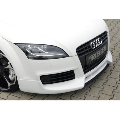 Rieger lipa pod přední nárazník Rieger pro Audi TT 8J kupé, roadster vč. faceliftu, 07/10-, 09/06-06/10, plast ABS s povrchovou úpravou Carbon-Look