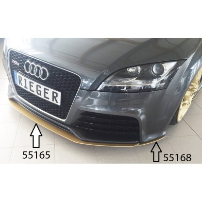 Rieger lipa pod přední nárazník Rieger pro Audi TT RS 8J kupé, roadster, 09/09-, plast ABS bez povrchové úpravy