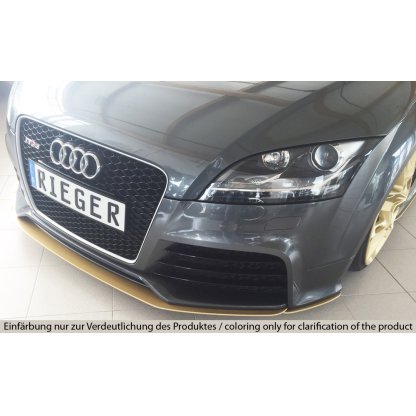 Rieger lipa pod přední nárazník Rieger pro Audi TT RS 8J kupé, roadster, 09/09-, plast ABS bez povrchové úpravy