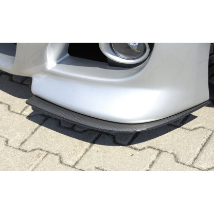 Rieger lipa pod přední nárazník Rieger pro BMW řada 1 E87 sedan před faceliftem, 09/04-03/07, plast ABS s povrchovou úpravou Carbon-Look