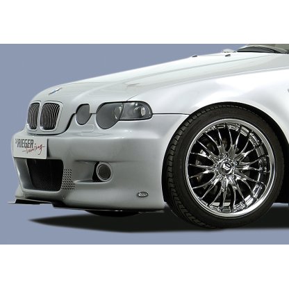 Rieger lipa pod přední nárazník Rieger pro BMW řada 3 E46 compact, plast ABS bez povrchové úpravy