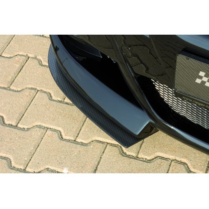 Rieger lipa pod přední nárazník Rieger pro BMW řada 3 E90, E91 sedan, touring před faceliftem, 03/05-08/08, 08/05-08/08, plast ABS s povrchovou úpravou Carbon-Look, pod přední nárazník Rieger obj. kód Y 00053402/10/11/12