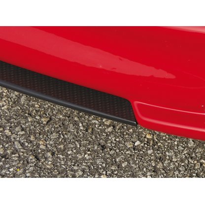 Rieger lipa pod přední nárazník Rieger pro Fiat Grande Punto 199 3-dvéř., 5-dvéř., 10/05-, plast ABS s povrchovou úpravou Carbon-Look