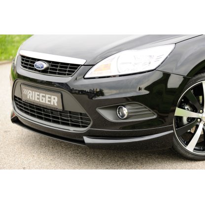Rieger lipa pod přední nárazník Rieger pro Ford Focus 2 3-dvéř., 5-dvéř. po faceliftu, 02/08-01/11, plast ABS s povrchovou úpravou Carbon-Look