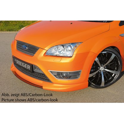 Rieger lipa pod přední nárazník Rieger pro Ford Focus 2 ST 3-dvéř., 5-dvéř. před faceliftem, 10/05-01/08, plast ABS bez povrchové úpravy