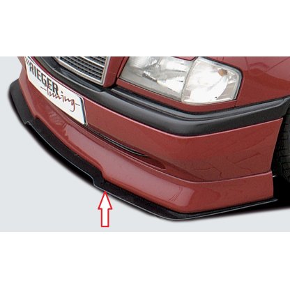 Rieger lipa pod přední nárazník Rieger pro Mercedes třída C W202 sedan, t-model, plast ABS bez povrchové úpravy