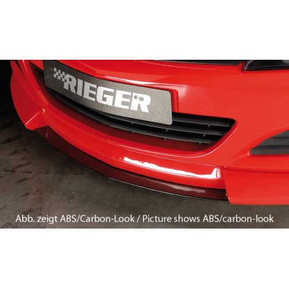 Rieger lipa pod přední nárazník Rieger pro Opel Astra H GTC, Twin-Top 3-dvéř., kabriolet, 09/05-, plast ABS bez povrchové úpravy
