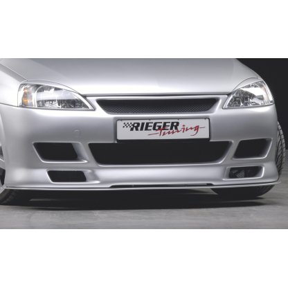 Rieger lipa pod přední nárazník Rieger pro Opel Corsa C 3-dvéř., 5-dvéř. vč. faceliftu, 06/03-, 09/00-05/03, plast ABS bez povrchové úpravy