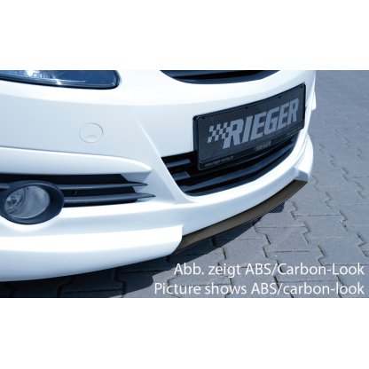 Rieger lipa pod přední nárazník Rieger pro Opel Corsa D 3-dvéř., 5-dvéř. před faceliftem, 07/06-12/10, plast ABS bez povrchové úpravy