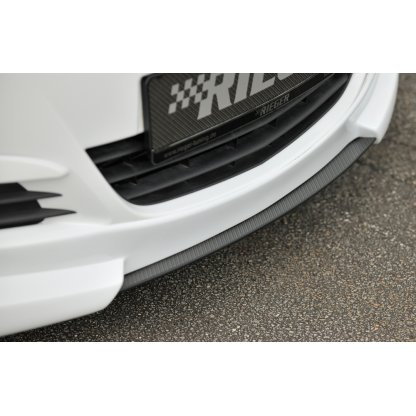 Rieger lipa pod přední nárazník Rieger pro Opel Corsa D 3-dvéř., 5-dvéř. před faceliftem, 07/06-12/10, plast ABS s povrchovou úpravou Carbon-Look