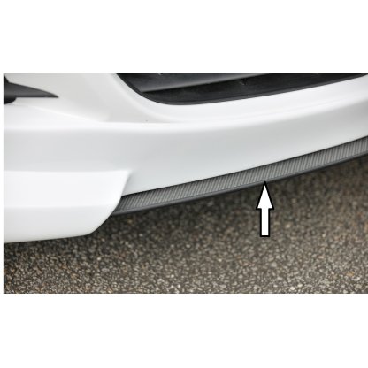 Rieger lipa pod přední nárazník Rieger pro Opel Corsa D 3-dvéř., 5-dvéř. před faceliftem, 07/06-12/10, plast ABS s povrchovou úpravou Carbon-Look
