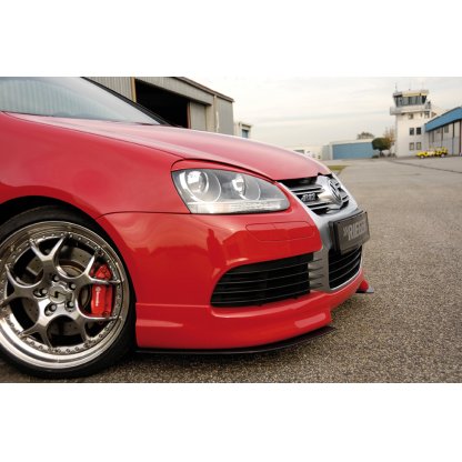 Rieger lipa pod přední nárazník Rieger pro Volkswagen Eos 1F kabriolet, 04/06-, plast ABS bez povrchové úpravy, 2-dílná