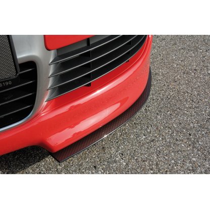 Rieger lipa pod přední nárazník Rieger pro Volkswagen Eos 1F kabriolet, 04/06-, plast ABS s povrchovou úpravou Carbon-Look, 2-dílný
