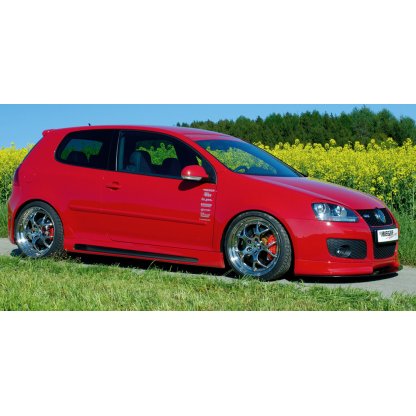 Rieger lipa pod přední nárazník Rieger pro Volkswagen Jetta 3 1KM, plast ABS bez povrchové úpravy, "straight version"