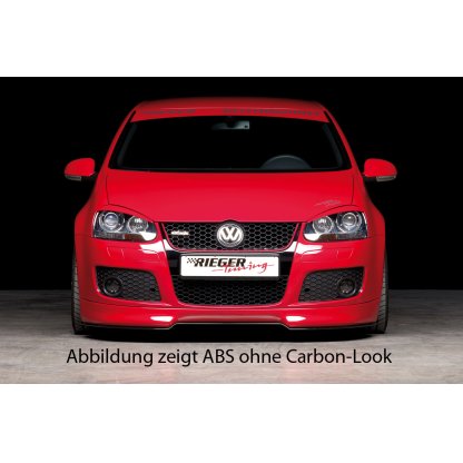 Rieger lipa pod přední nárazník Rieger pro Volkswagen Jetta 3 1KM, plast ABS s povrchovou úpravou Carbon-Look