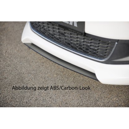 Rieger lipa pod přední nárazník Rieger pro Volkswagen Polo 6 6R 3-dvéř., 5-dvéř. před faceliftem, 04/09-01/14, plast ABS bez povrchové úpravy