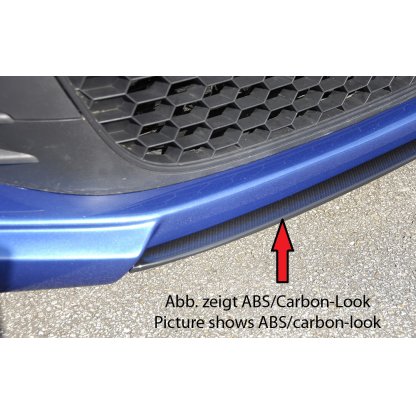 Rieger lipa pod přední nárazník Rieger pro Volkswagen Scirocco 3 13 2-dvéř. před faceliftem, 08/08-04/14, plast ABS bez povrchové úpravy, pod přední spoiler Rieger obj. kód K 00014100