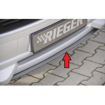 Rieger lipa pod přední nárazník Rieger pro Volkswagen T5 bus po faceliftu, 09/09-, plast ABS s povrchovou úpravou Carbon-Look