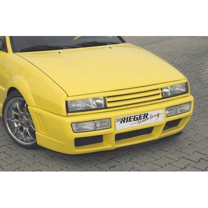 Rieger lipa pod přední nárazník RS4-Look Rieger pro Volkswagen Corrado 53I kupé, 88-95, plast ABS bez povrchové úpravy