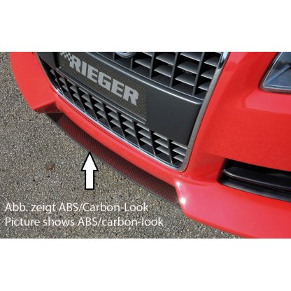 Rieger lipa pod přední nárazník S-Line Rieger pro Audi A4 8E avant, sedan po faceliftu, 11/04-, plast ABS bez povrchové úpravy