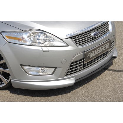Rieger lipa pod přední nárazník SG-Design Rieger pro Ford Mondeo BA7 combi, fastback, sedan před faceliftem, 03/07-09/10, plast ABS s povrchovou úpravou Carbon-Look