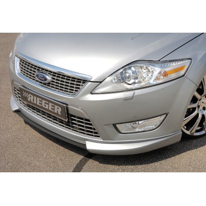 Rieger lipa pod přední nárazník SG-Design Rieger pro Ford Mondeo BA7 combi, fastback, sedan před faceliftem, 03/07-09/10, plast ABS s povrchovou úpravou Carbon-Look