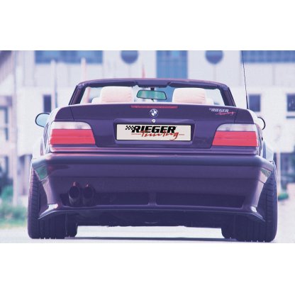 Rieger lipa pod zadní nárazník pro BMW řada 3 E36 kabriolet, kupé, sedan, plast ABS bez povrchové úpravy