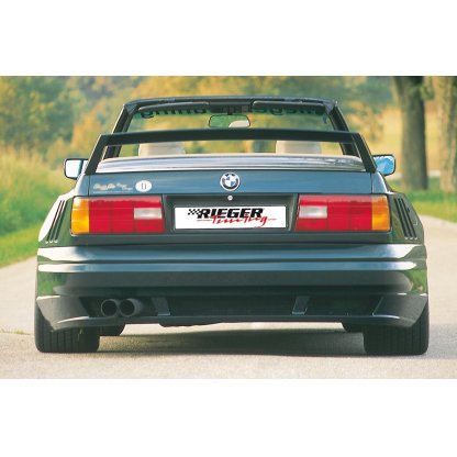 Rieger lipa pod zadní nárazník widebody II pro BMW řada 3 E30, plast ABS bez povrchové úpravy