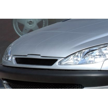 Rieger maska chladiče pro Peugeot 206 convertible CC, sedan, plast ABS bez povrchové úpravy