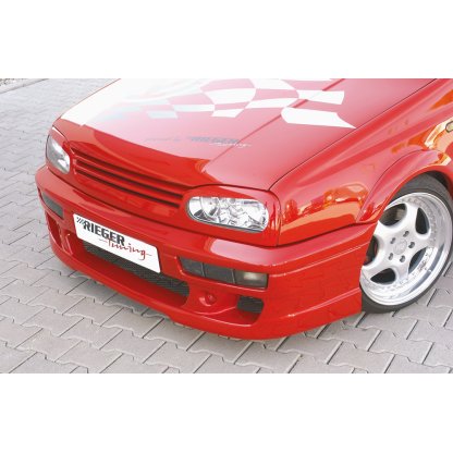 Rieger maska chladiče pro Volkswagen Golf 3 3-dvéř., 5-dvéř., combi, kabriolet, plast ABS bez povrchové úpravy
