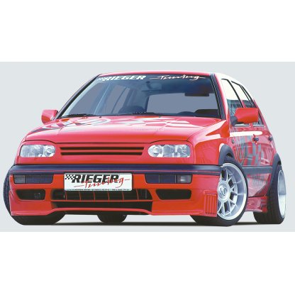 Rieger maska chladiče pro Volkswagen Golf 3 3-dvéř., 5-dvéř., combi, kabriolet, plast ABS bez povrchové úpravy