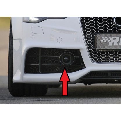 Rieger mřížka nárazníku pro Audi A5 B8, B81 kabriolet, kupé, Sportback vč. faceliftu, pravá, pro vozy s distančním radarem
