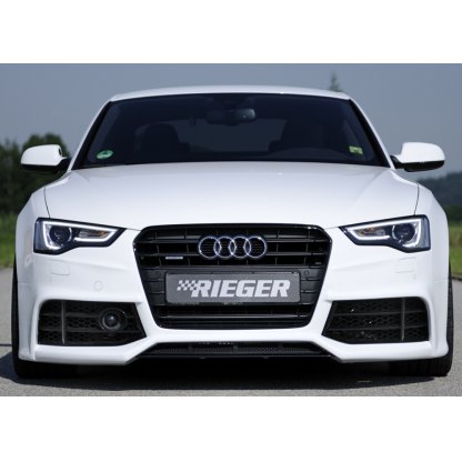 Rieger mřížka nárazníku pro Audi A5 B8, B81 kabriolet, kupé, Sportback vč. faceliftu, pravá, pro vozy s distančním radarem