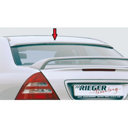 Rieger patka na zadní okno pro Mercedes třída C W203 sedan, 05/00-, plast ABS bez povrchové úpravy, bez výřezu pro anténu